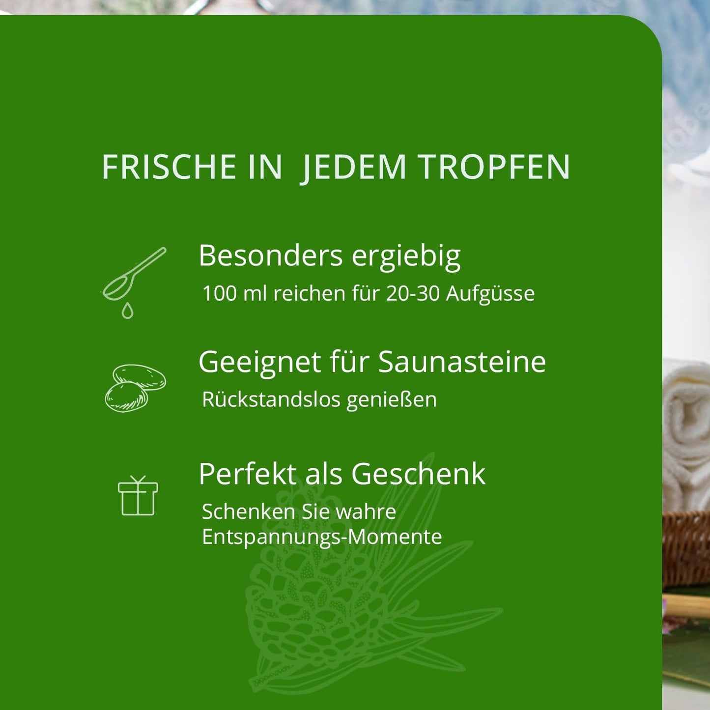 5-teiliges Saunaaufguss Set Früchte, Set Frucht
