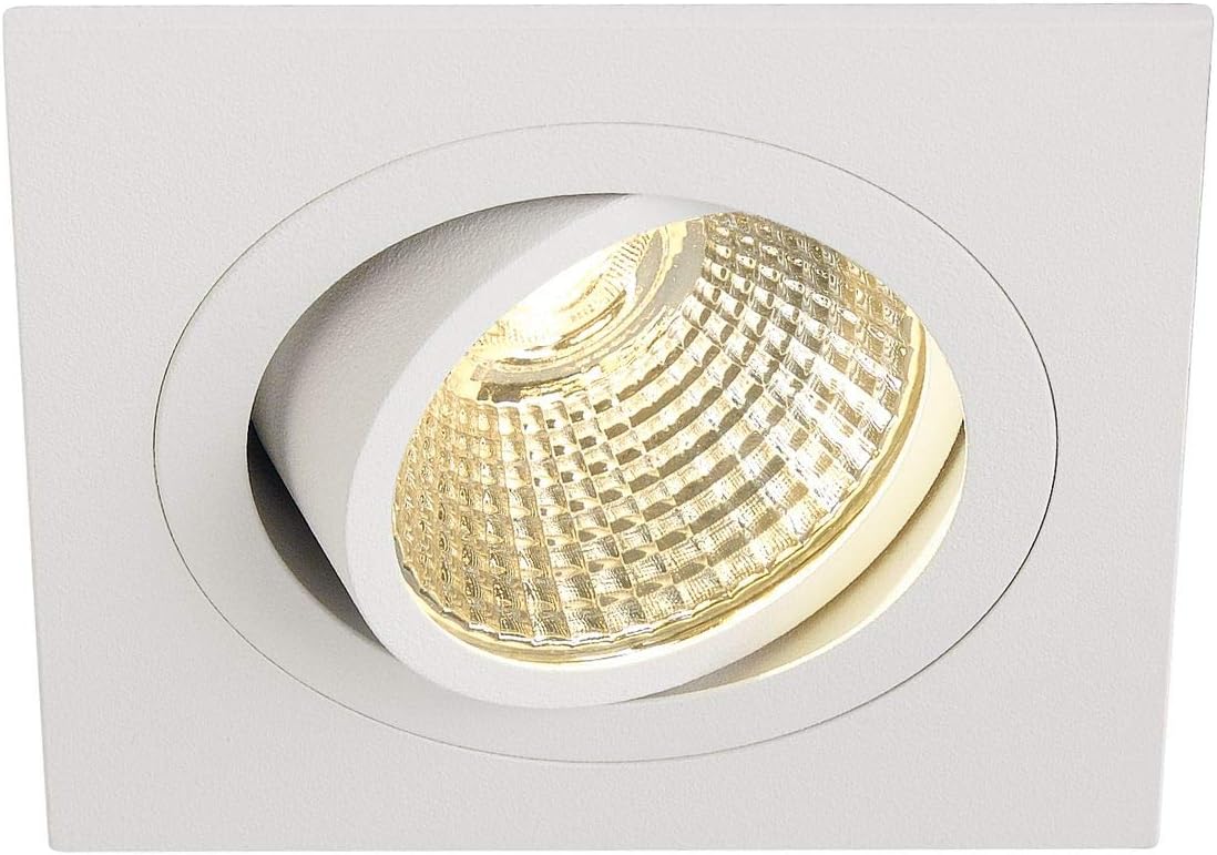 Tria 77 CS Downlight Einbaustrahler, Weiss Quadratisch 9x9cm 645 Lumen