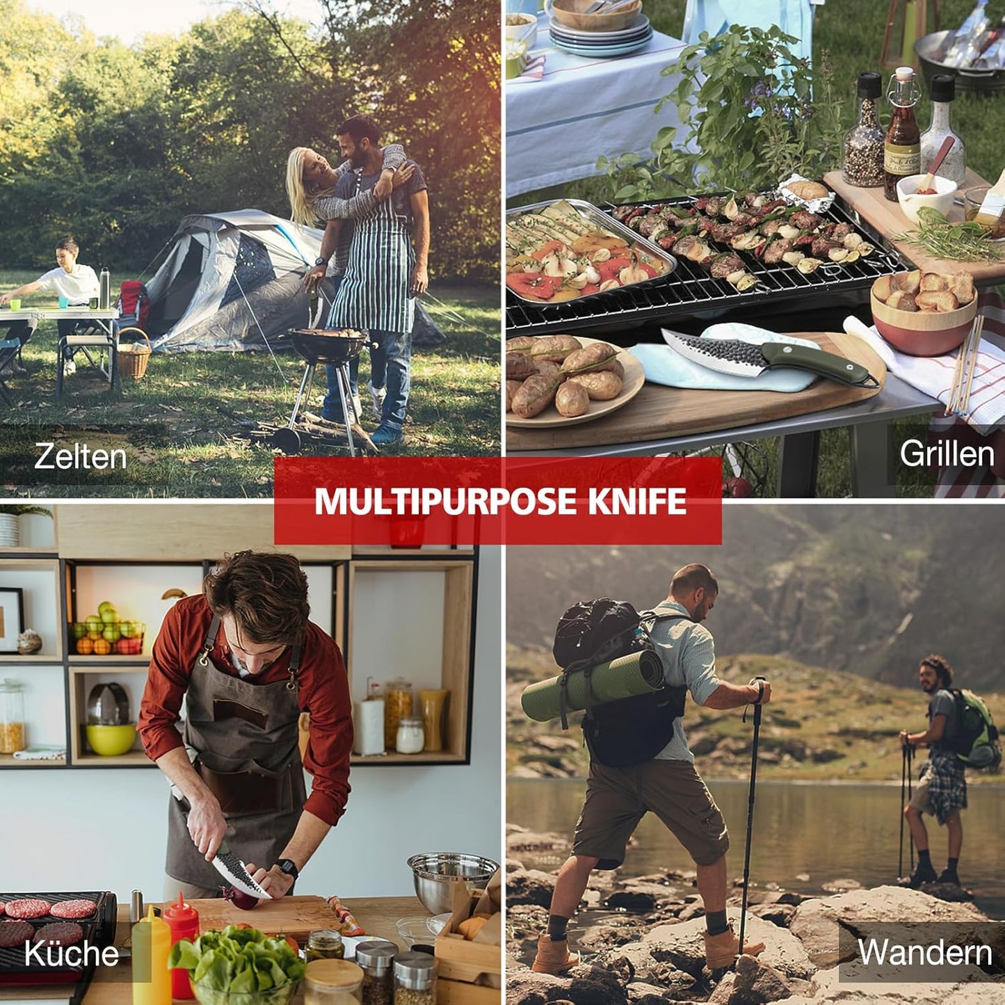 Japanisches Kochmesser, Grün
