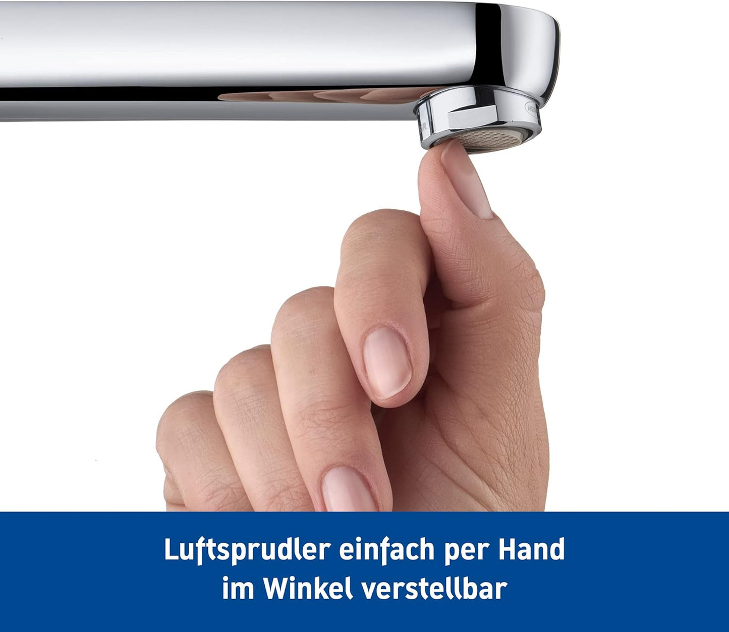 Waschtischarmatur mit Zugstangen-Ablaufgarnitur, mit Zugstangen-Ablaufgarnitur Grösse M (Auslauf Höhe 106,5 mm)