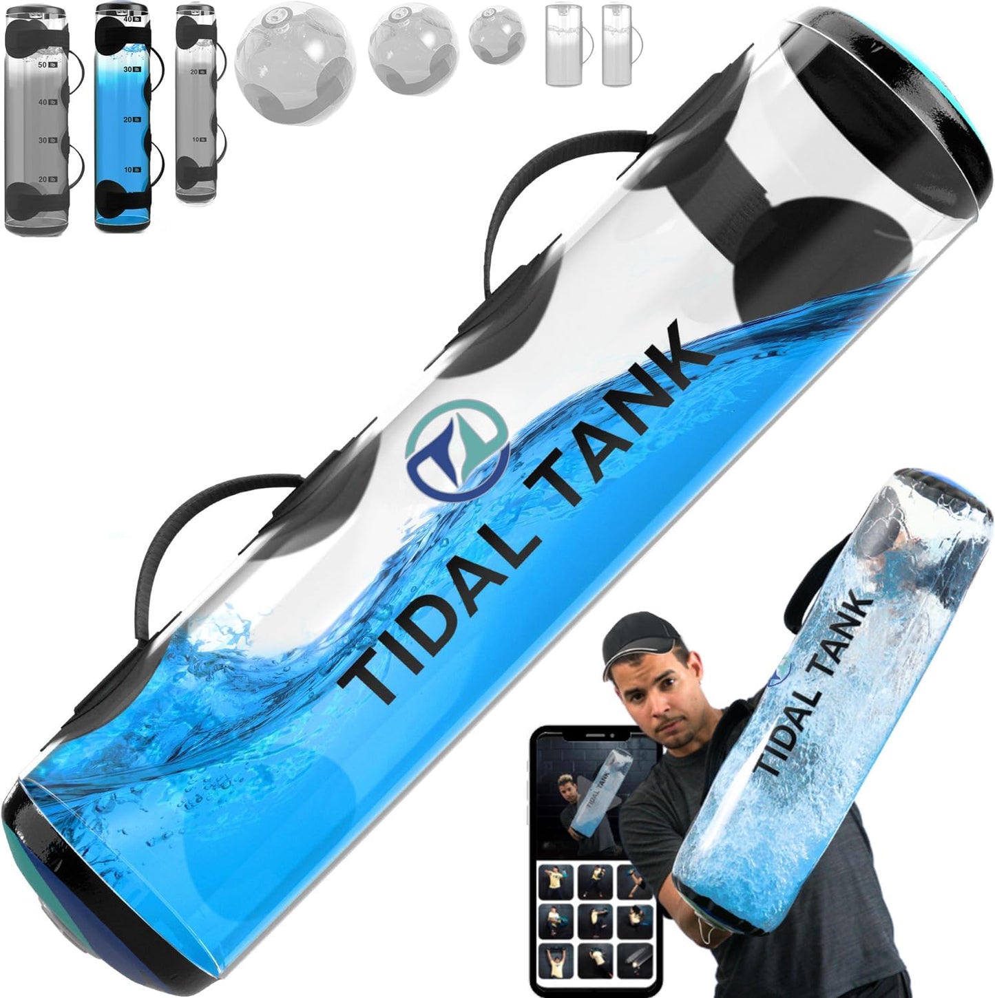 Aquabag für Rumpf- und Gleichgewichtstraining, Classic-20kg