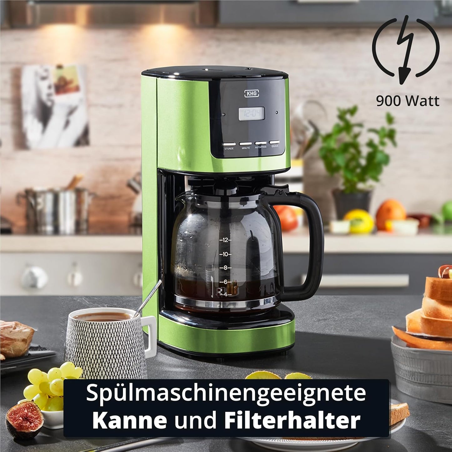Filterkaffeemaschine KA-184, Lime (Grün)