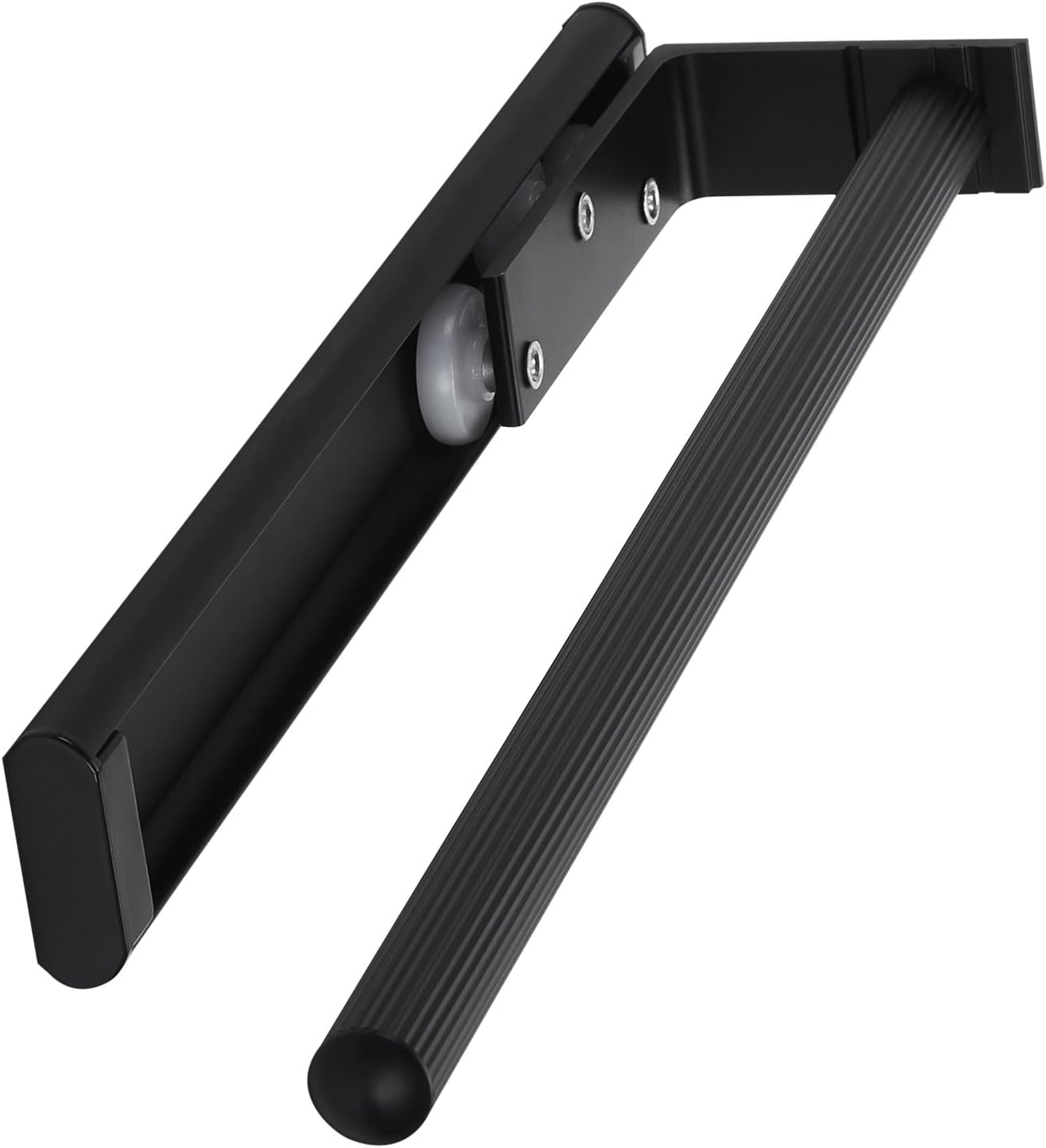 Teleskop-Handtuchhalter ausziehbar 1-armig, Schwarz Matt 1-armig 325 - 487 mm