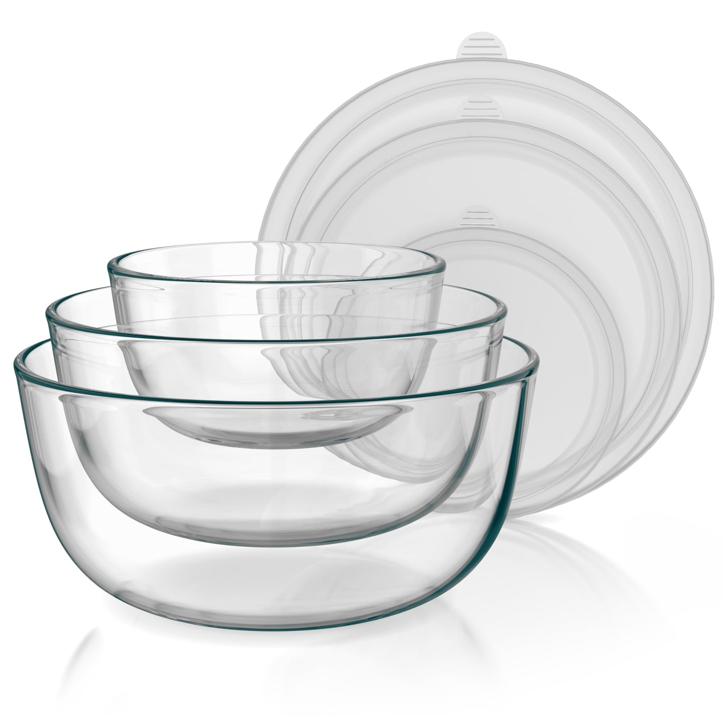 Glasschüssel-Set mit Deckel