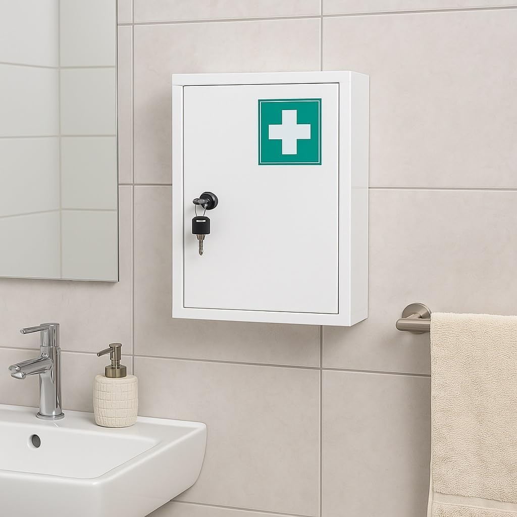 Abschliessbarer Medizinschrank
