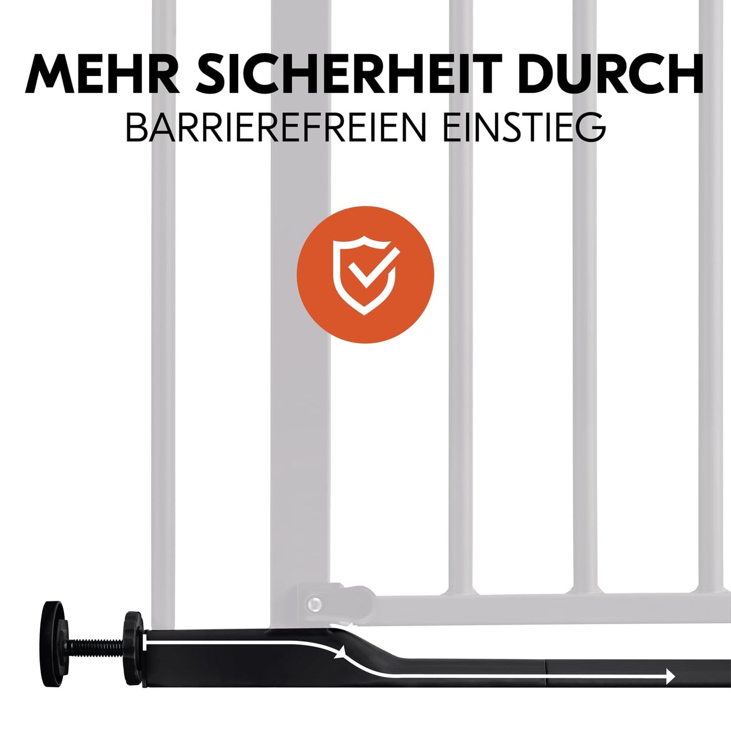 Clear Step, Basisgitter 75 - 80 cm Schwarz