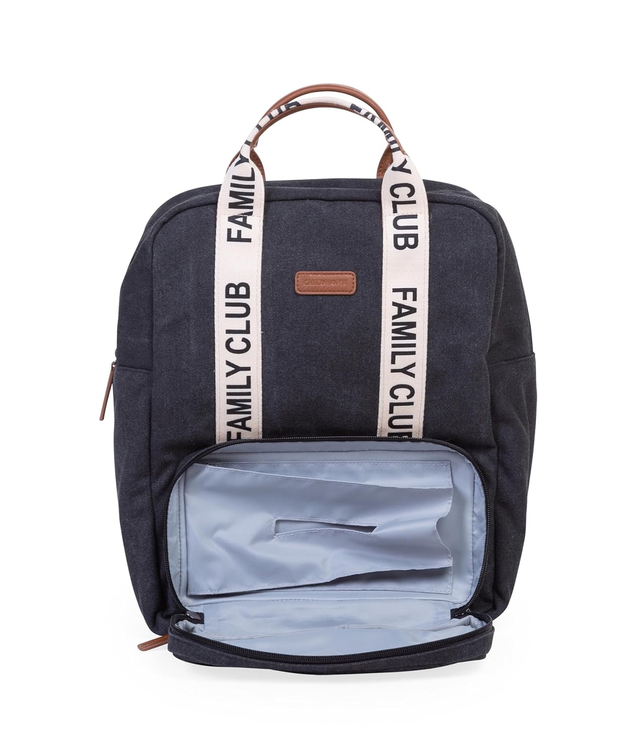 Wickelrucksack mit 11 Fächern und Isotherm-Taschen, Noir