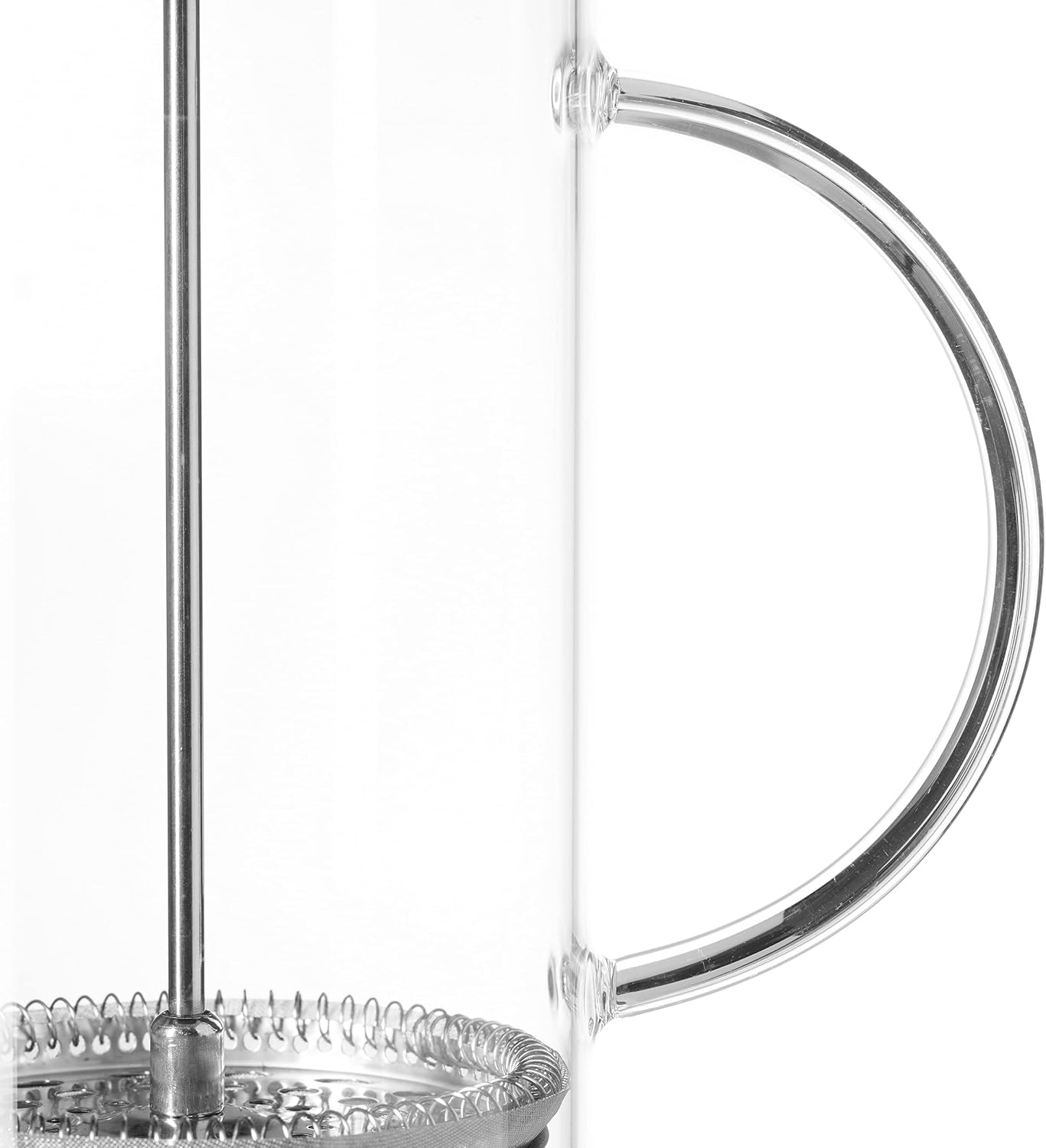 French Press Kaffeebereiter aus Glas (1,2 l), Kaffeebereiter 1200 ml