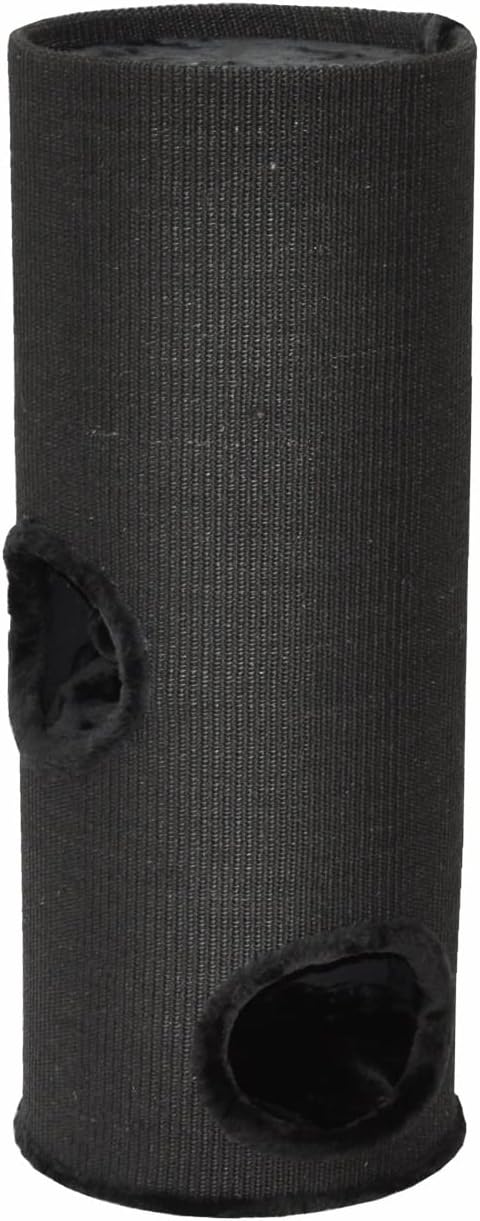 Kratztonne Oskar mit 3 Höhlen und Spielball, 100 x 37 cm schwarz