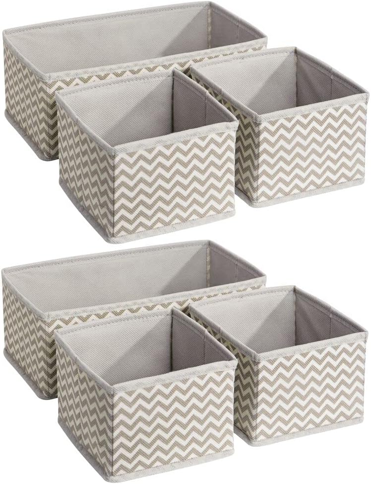 6er-Set Stoffbox für Schrank oder Schublade