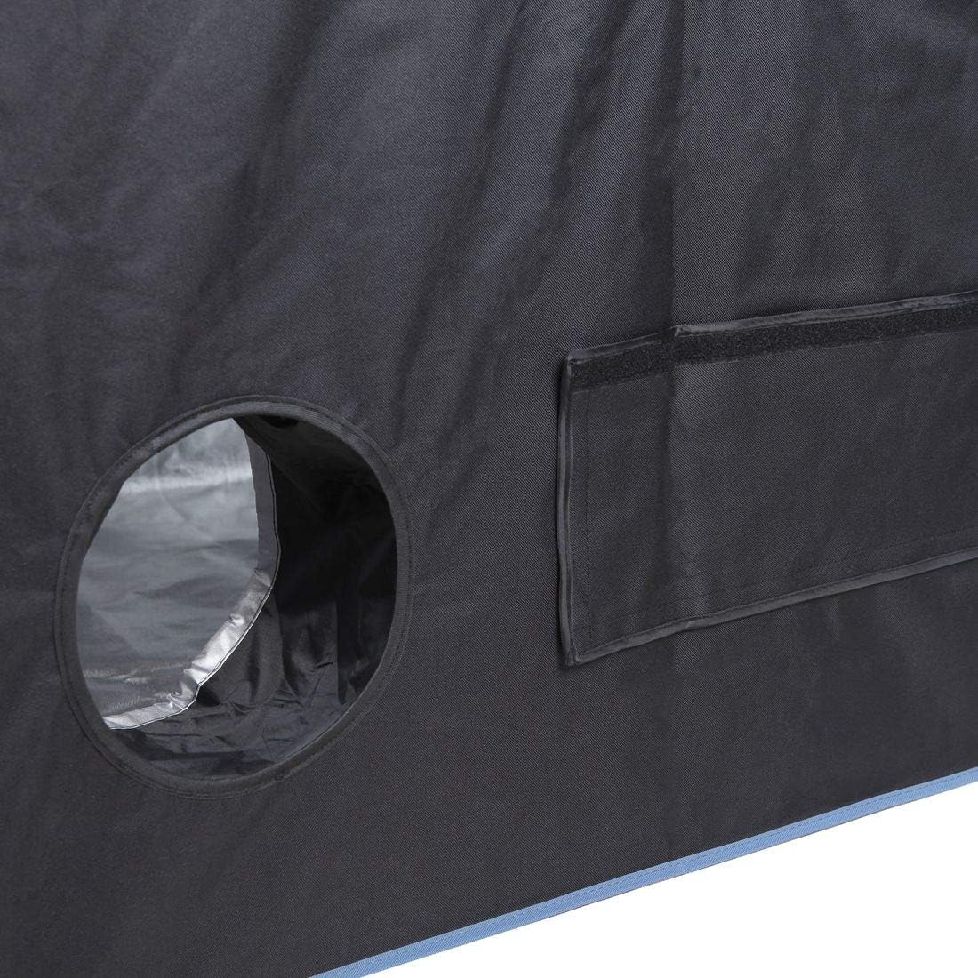 Growzelt Plantsville (100x100x200 cm), 100x100x200 Cm / Schwarz