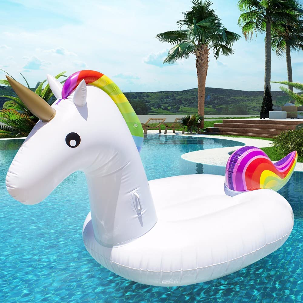 Aufblasbares Einhorn-Schwimmtier, 200.0 Zentimeter