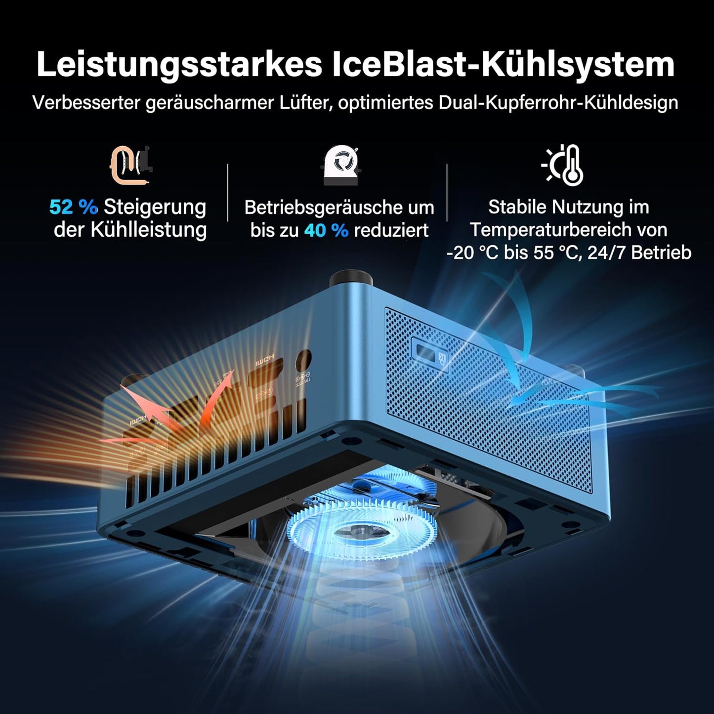 IT12 Mini PC mit Intel i5-12450H, IT12 i5-12450H（16+512）