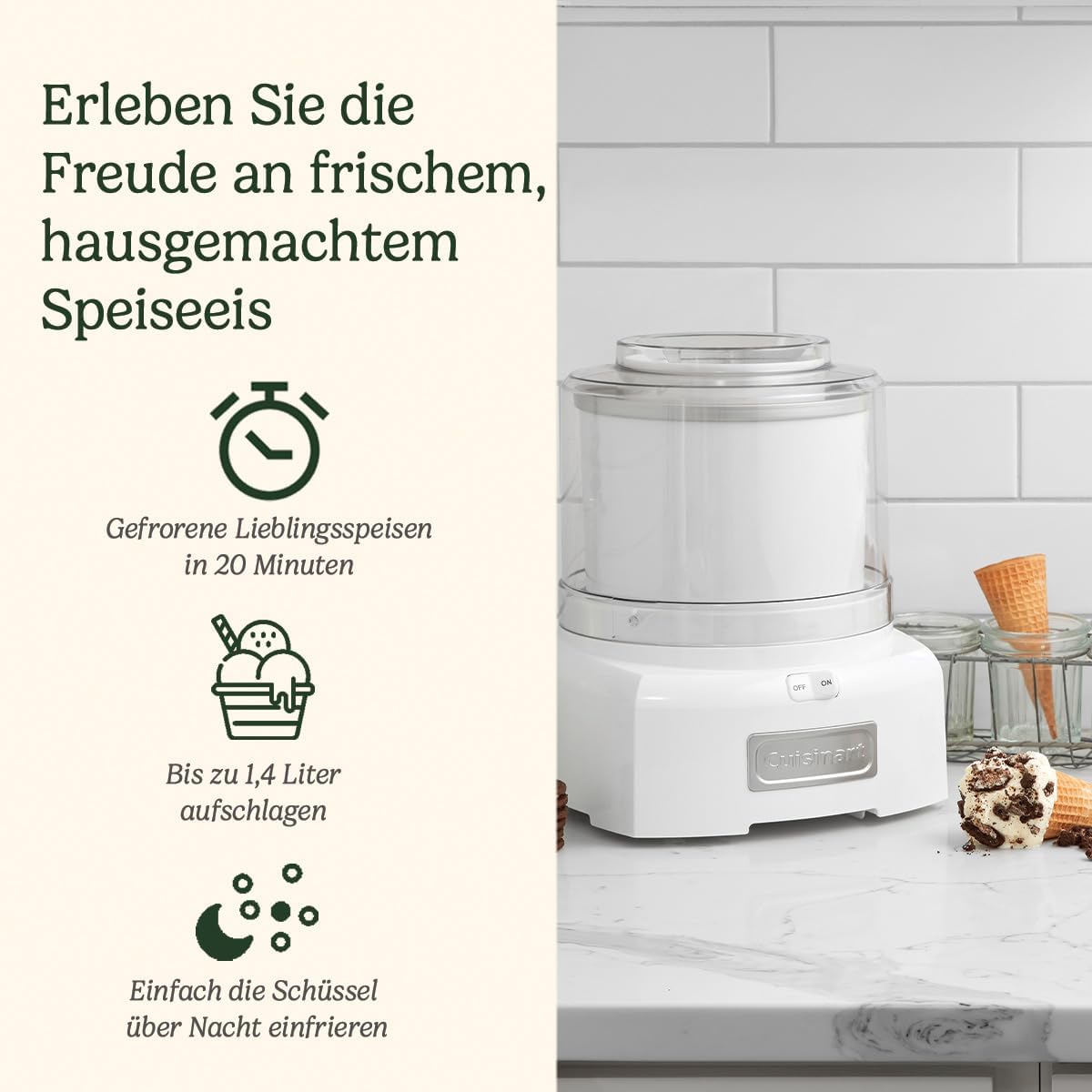 Cool Scoops Eismaschine, 1.4L