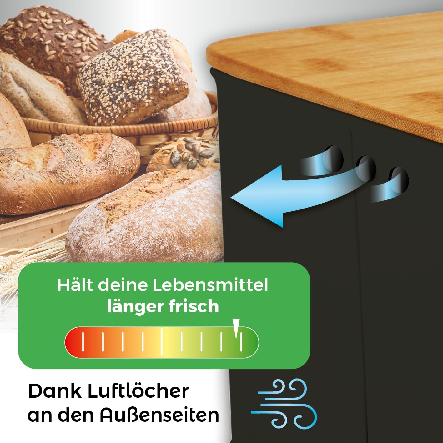 Brotkasten Cuisine, Schwarz