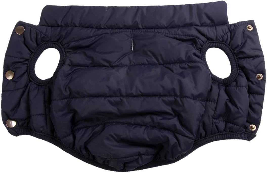 Gefütterte Hundejacke, S Blau
