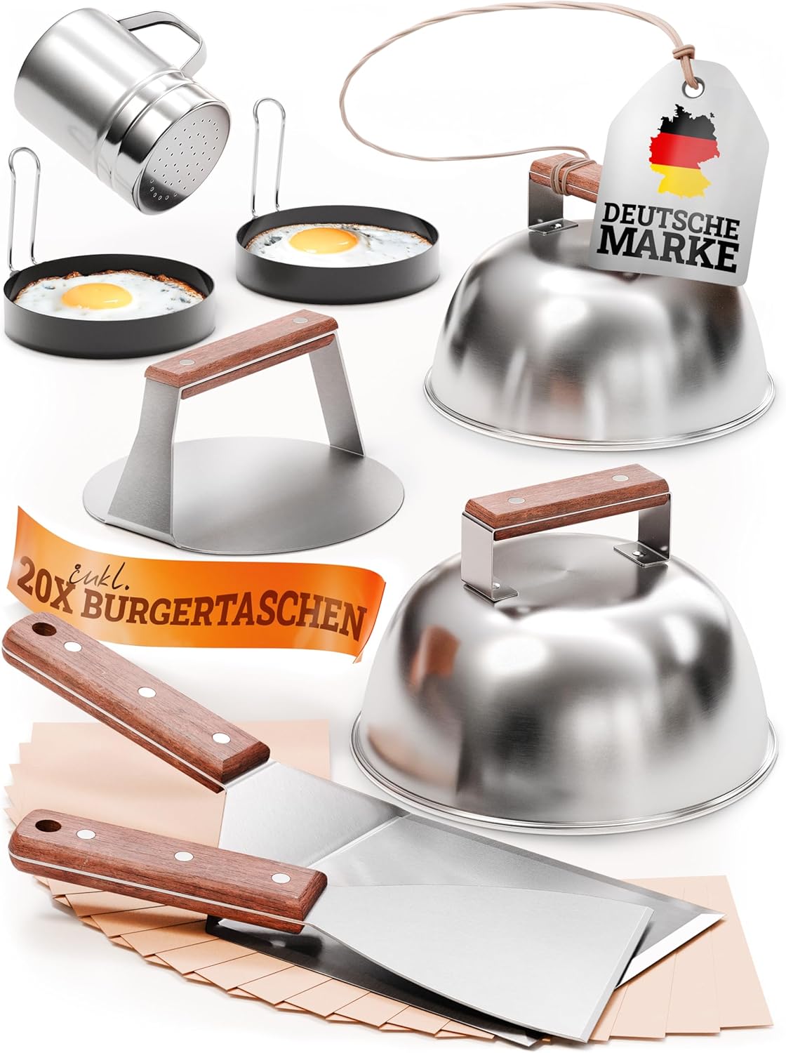 Smash Burger Master-Set, Burger-Master Set // 9-teilig