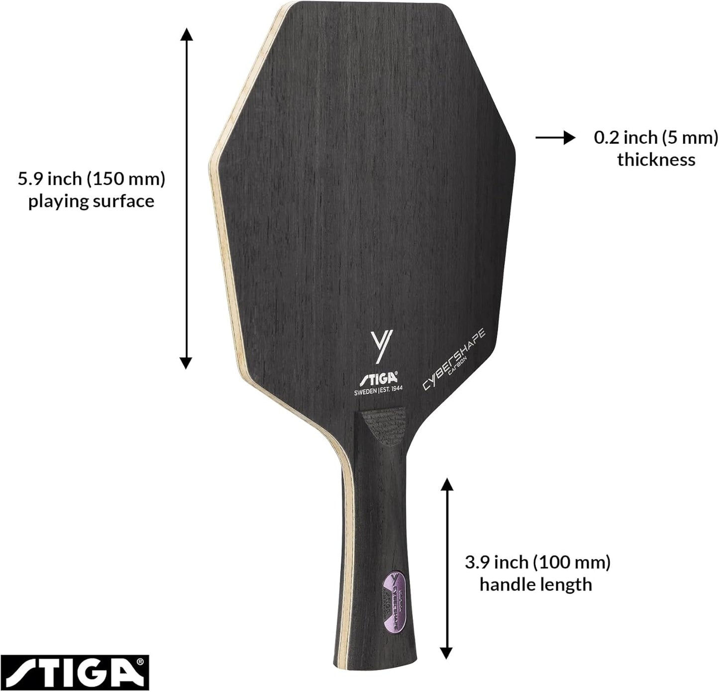 Cybershape Carbon CWT Tischtennisholz, Konkav Master
