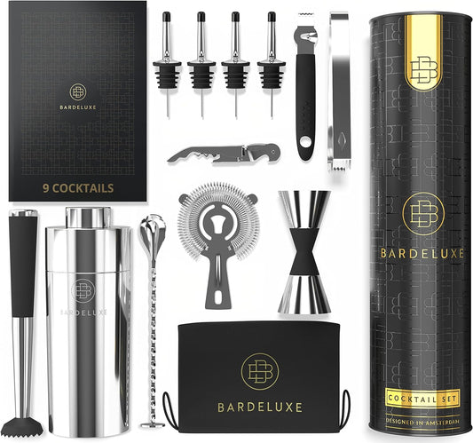 12-teiliges Cocktail-Set, Silber