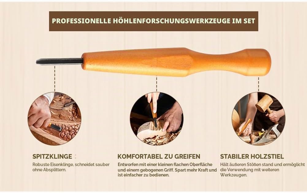 Linoleum- und Holzschnitzwerkzeug-Set