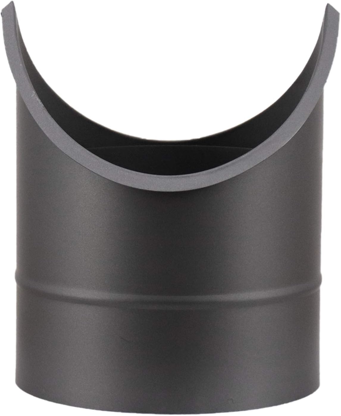 Ofenrohr Wandfutter für Aussenecke, Wandfutter für Aussenecke Schwarz-metallic