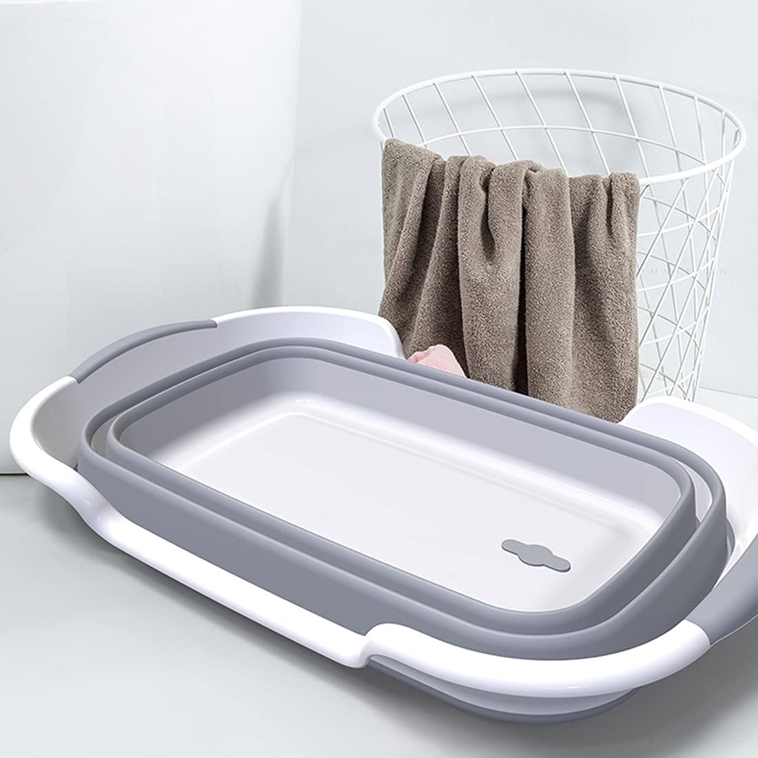 Haustier-Badewanne, Grau