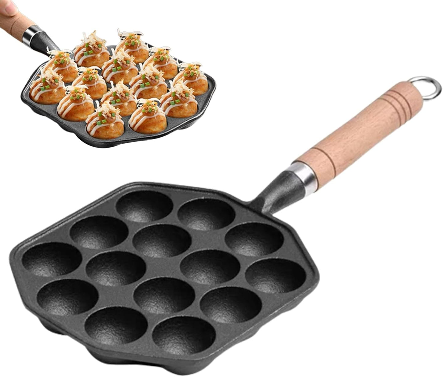 Takoyaki-Pfanne mit 14 Löchern
