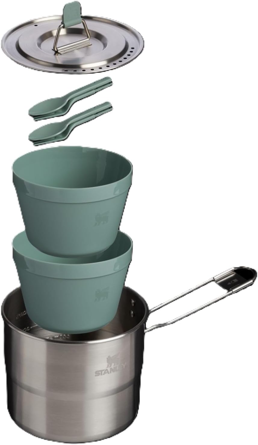 Wildfare Go Two Bowl Kochset, Shale