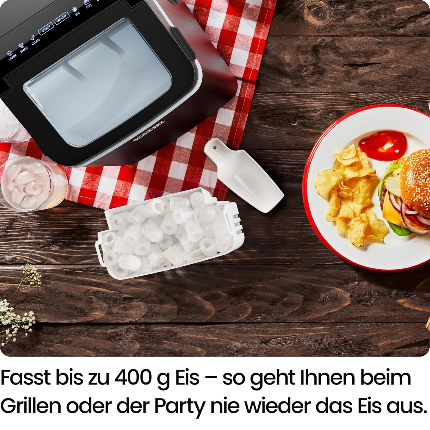 Eismaschine Iceman mit Selbstreinigung