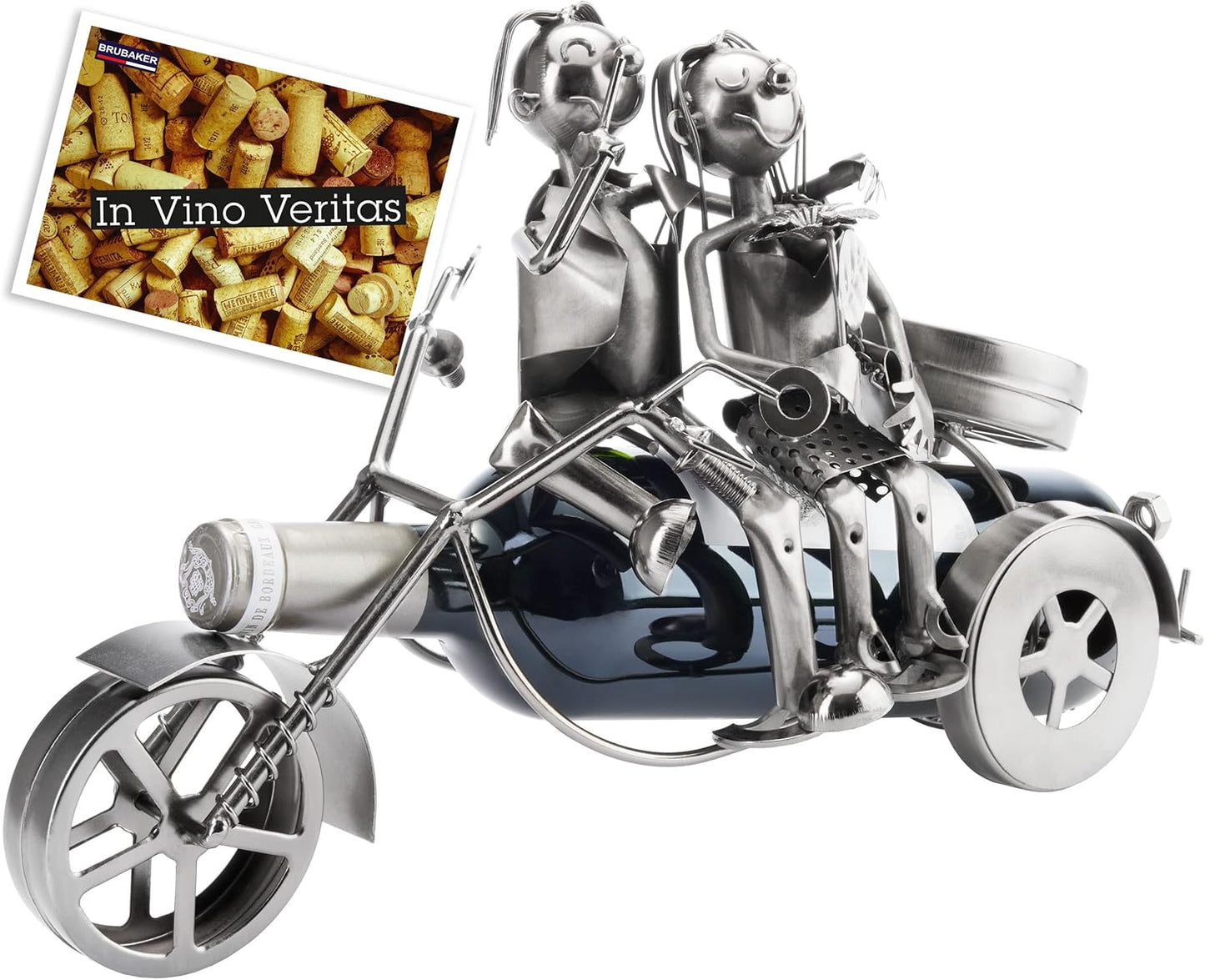 Flaschenhalter Paar auf einem Motorrad