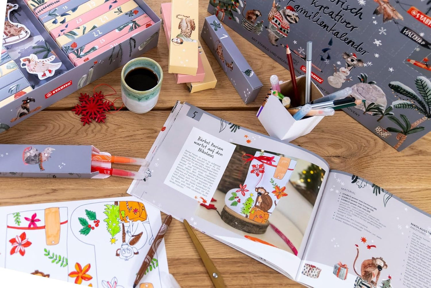 Adventskalender mit über 50 Kreativ-Produkten