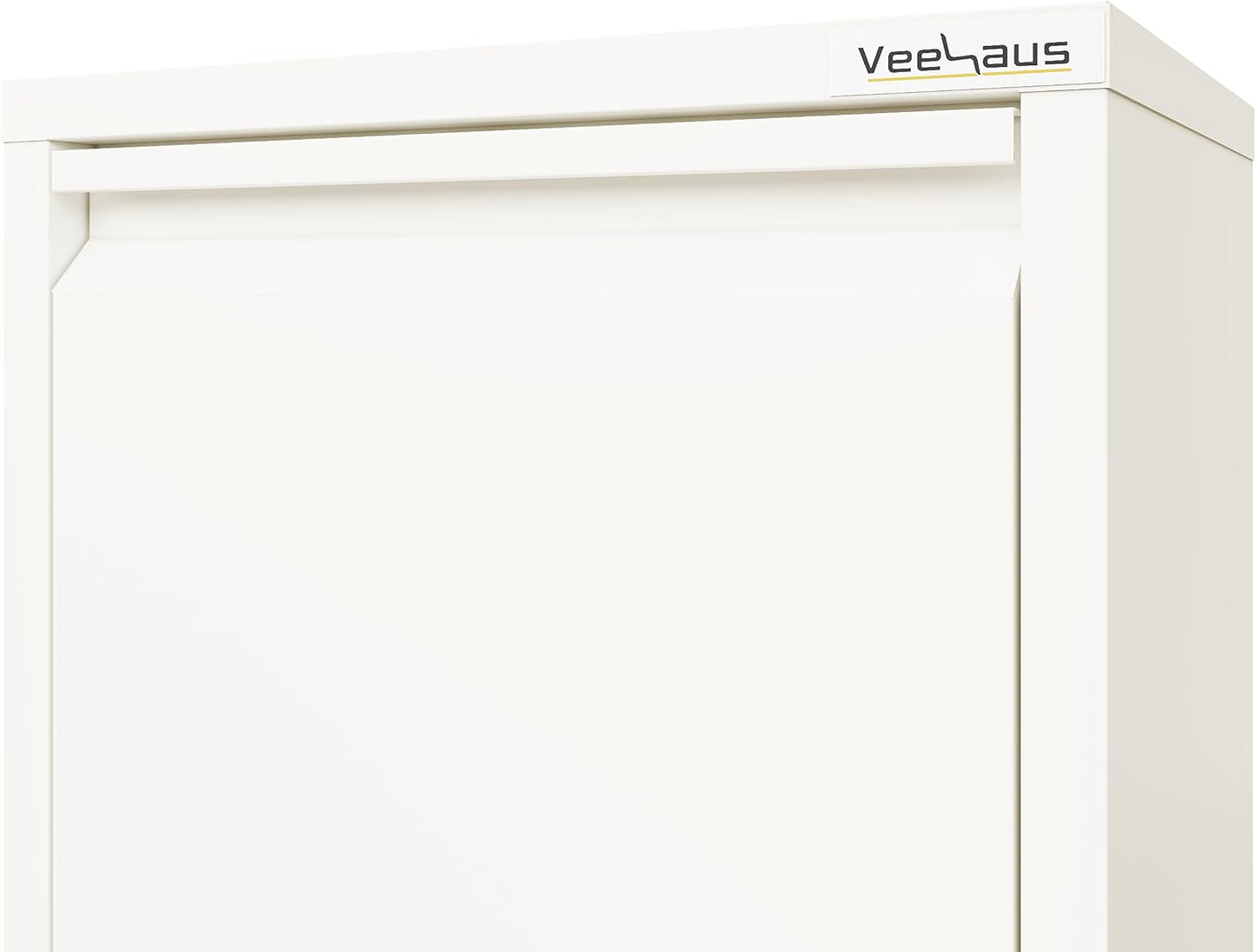 Küchen-Abfalleimer System, Creme Weiss 2 X 15 L
