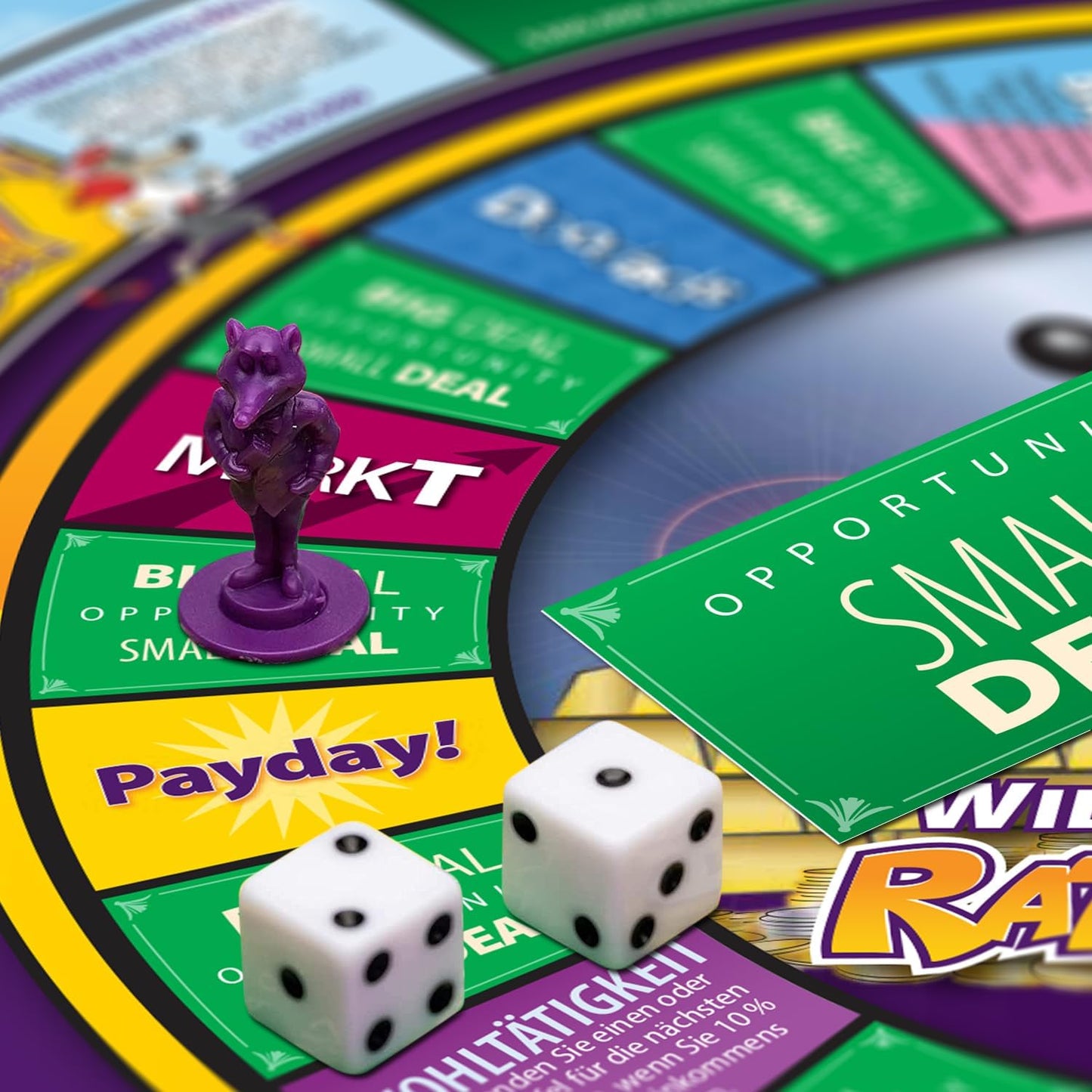Cashflow Bildungsspiel für Finanzkompetenz, Deutsche Version