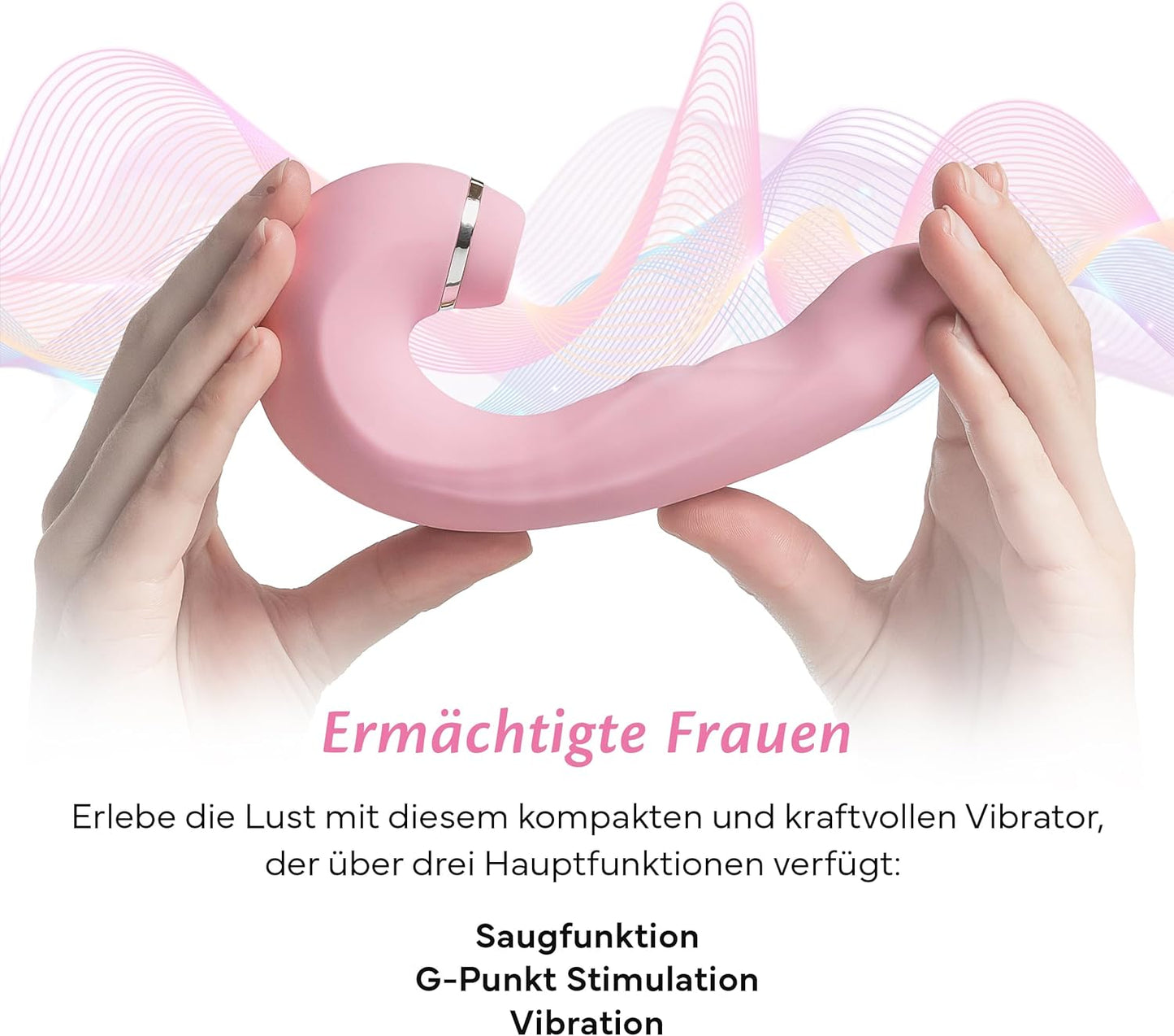 3-in-1 Vibrator, Blushing Bride