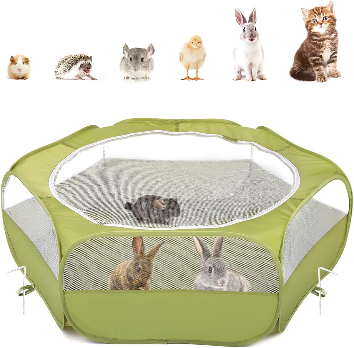 Freigehege für Kleintiere, A-Grün
