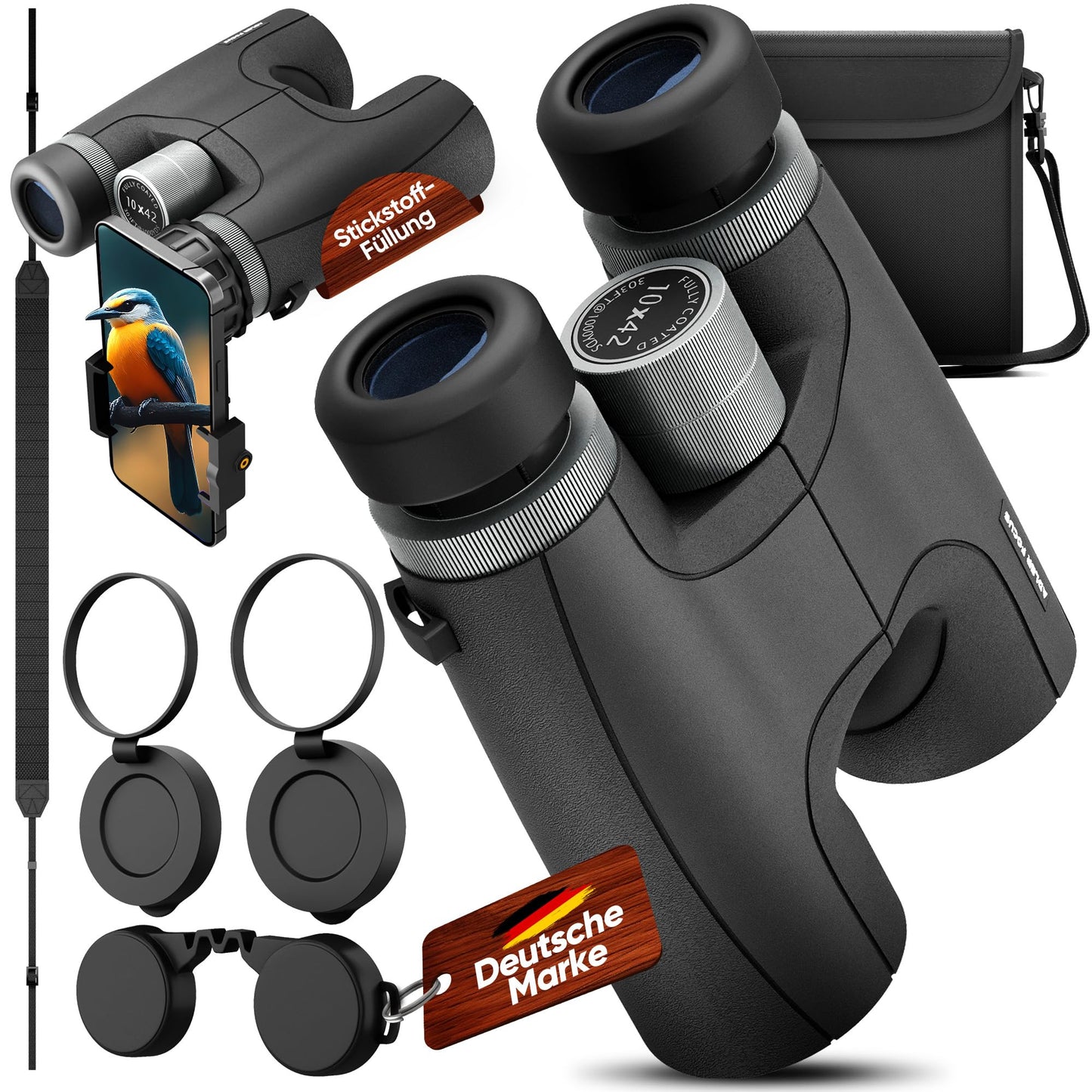 Wasserdichtes 10x42 Fernglas, 10x42 Nitro