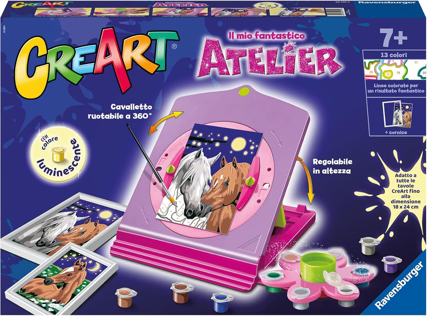 Malen nach Zahlen Komplettset - Atelier Cavalli, Mittel