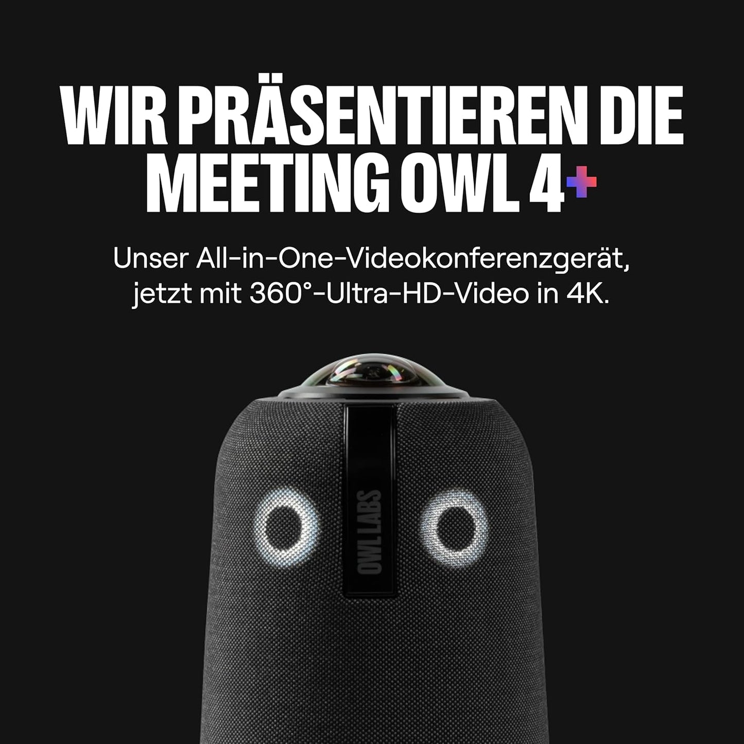 Meeting Owl 4+ 360° 4K Videokonferenzkamera, Meeting Owl 4+