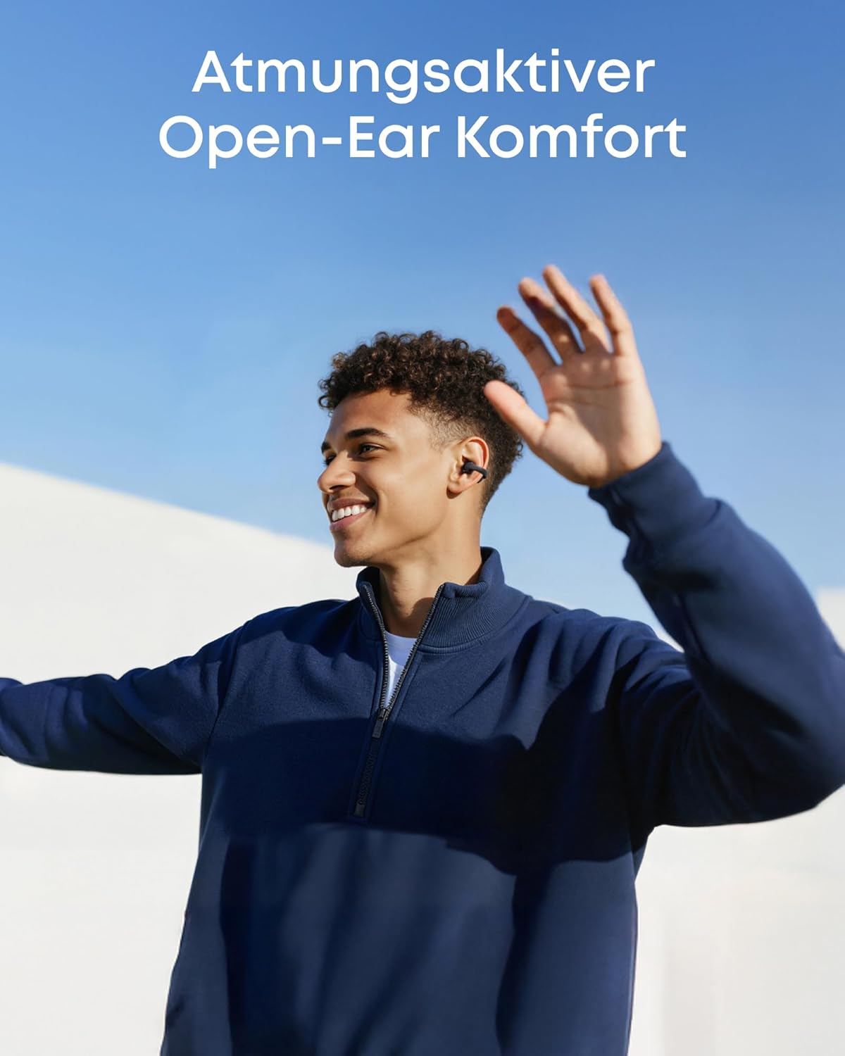 Open-Ear Kopfhörer C50i, Schwarz
