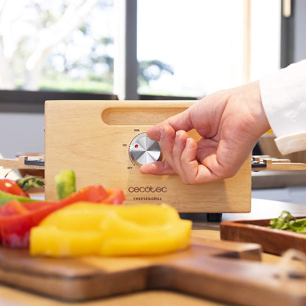 Raclette Käse & Grill 8200, Holz 27.8 x 54.3 x 19.9 cm