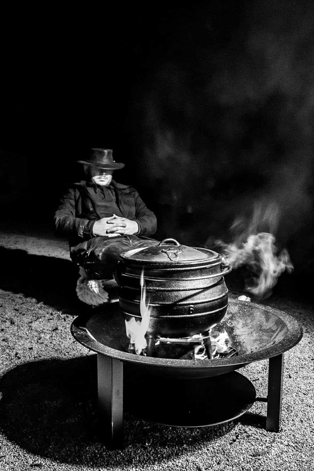 Gusseisen Potjie mit Füssen, Potjie #2 (ca. 6 Liter) mit Füsse