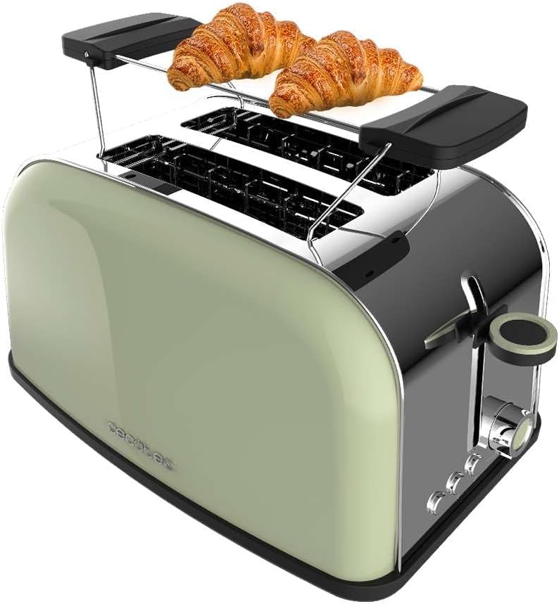 Toaster Toastin Time, 2 Kurze Schlitze + Stäbe Green
