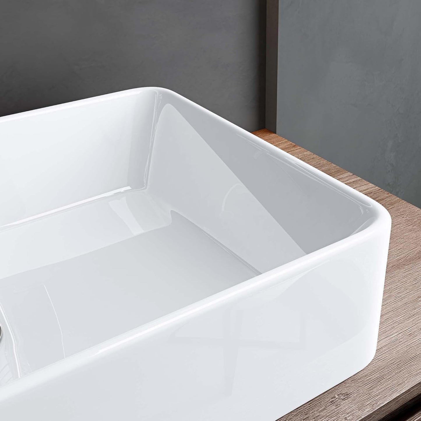 Aufsatzwaschbecken Brüssel105D, 60cm Weiss