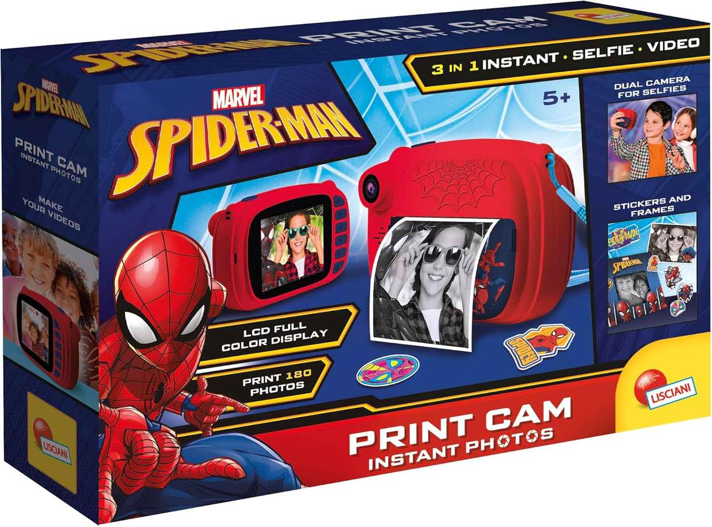 Sofortbildkamera Spider-Man für Kinder, Spider-man Print Cam
