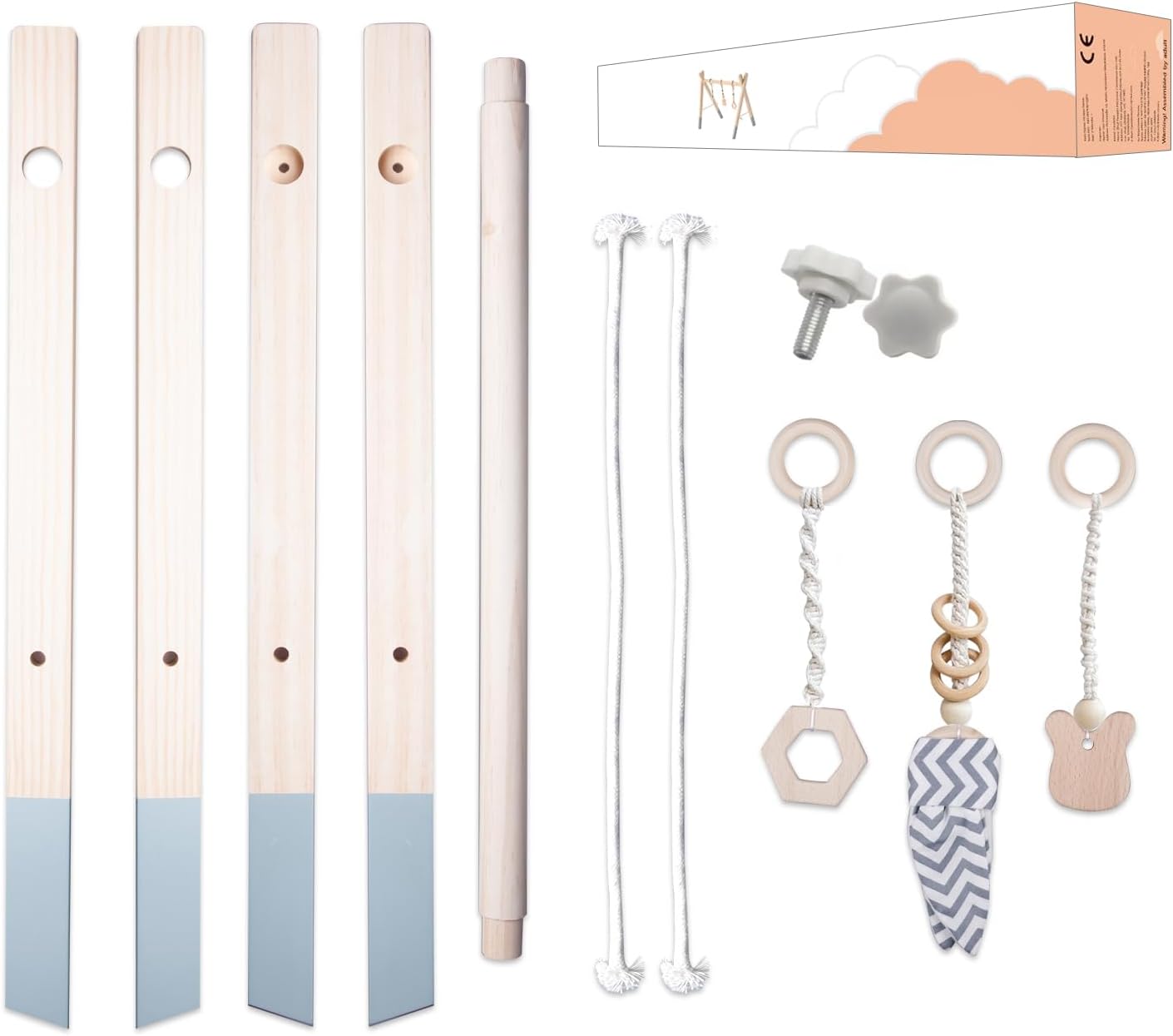 Spieltrapez Holz Babyspielzeug
