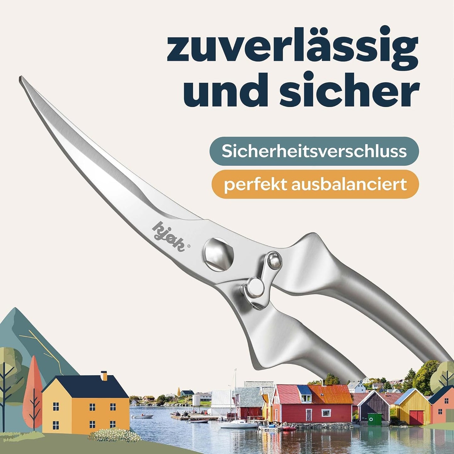 Geflügelschere, Edelstahl