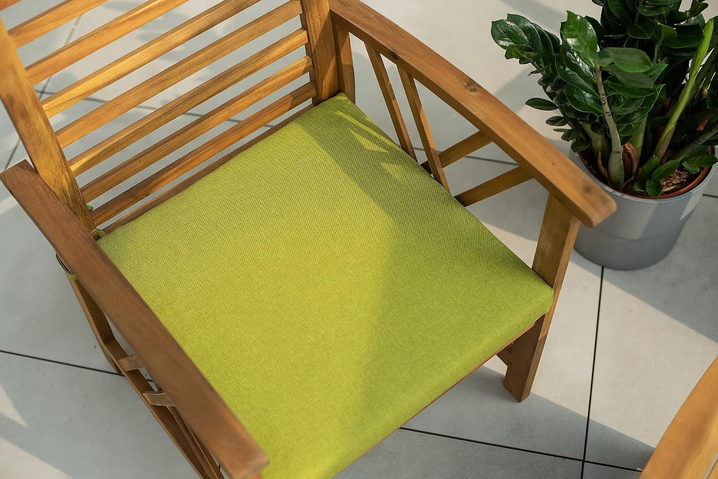 Stuhlkissen-Set für Gartenstühle (4 Stück), Camel 4er Set 60x60x5
