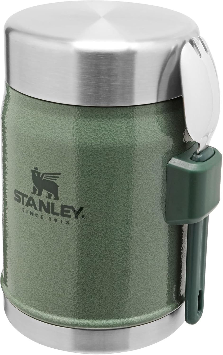 Thermobehälter für Essen (400 ml, Edelstahl), Hammertone Green