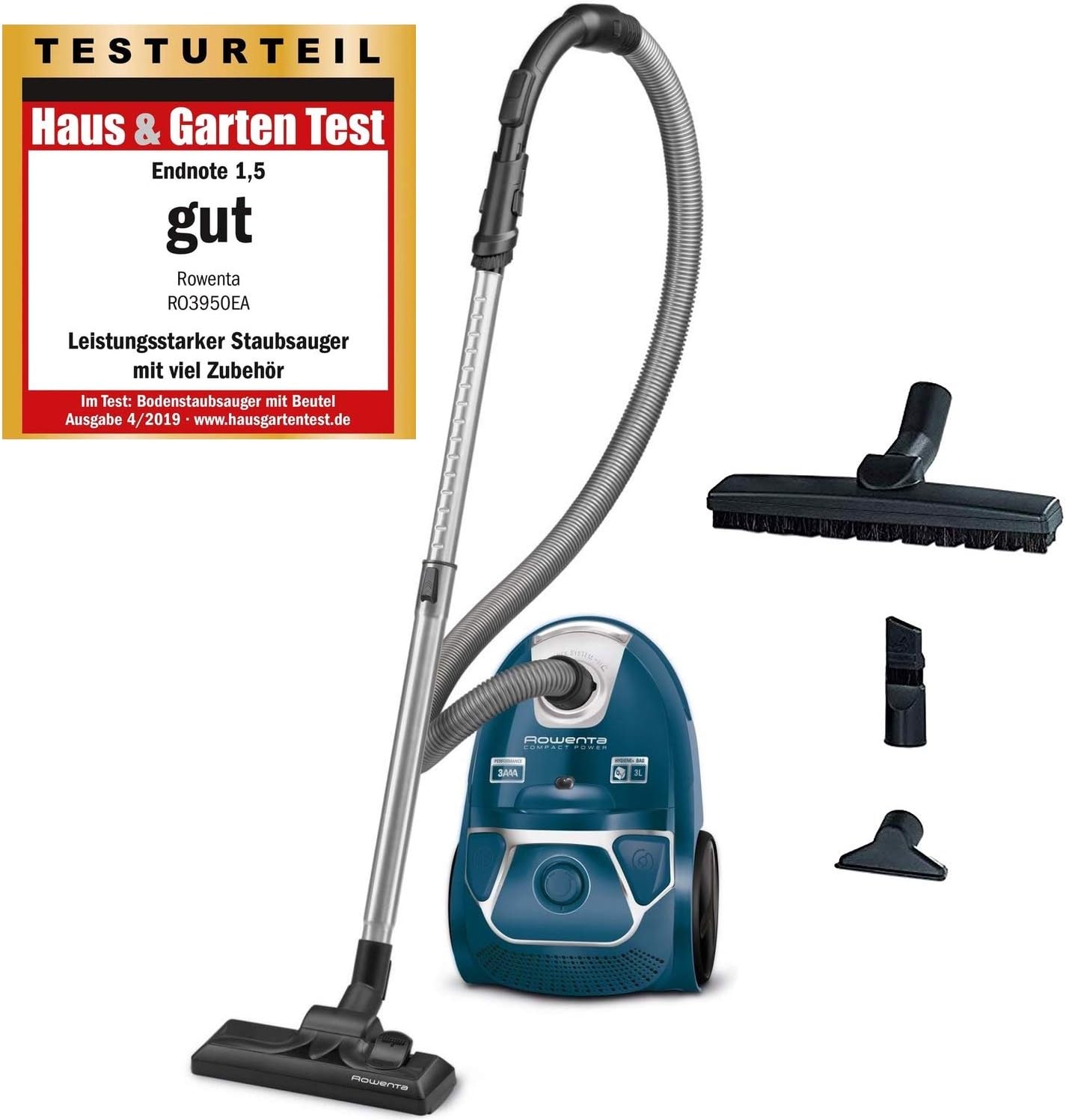 Compact Power RO3950 - Staubsauger mit Beutel, Staubsauger