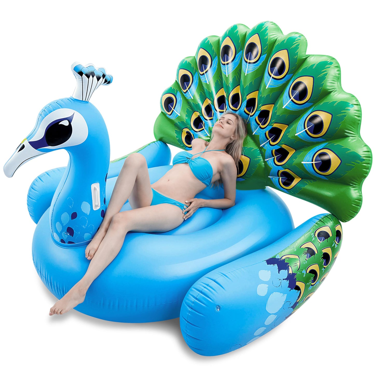 Riesiger Aufblasbarer Pfau, Blau